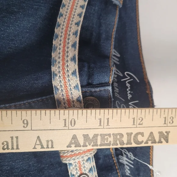 NWT Gloria Vanderbilt Cleo Belted Skimmer Capri Women's Size 16W - Picture 12 of 13